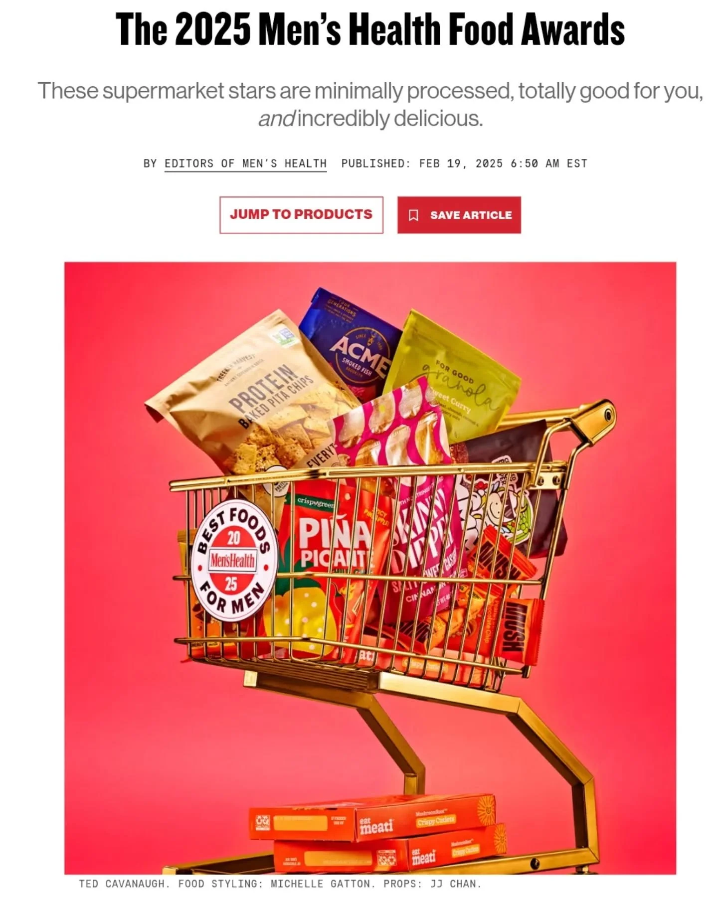 In case you didn't catch it earlier 👀 We're over the moon to be highlighted in @menshealthmag! 🏆 A huge honor for us!

#MMMJerky #JerkyChips #BeefJerky #BeefBacon #MadeInNevada #ArtesianallyMade #WeFancy #USDAPrimeGradeBeef