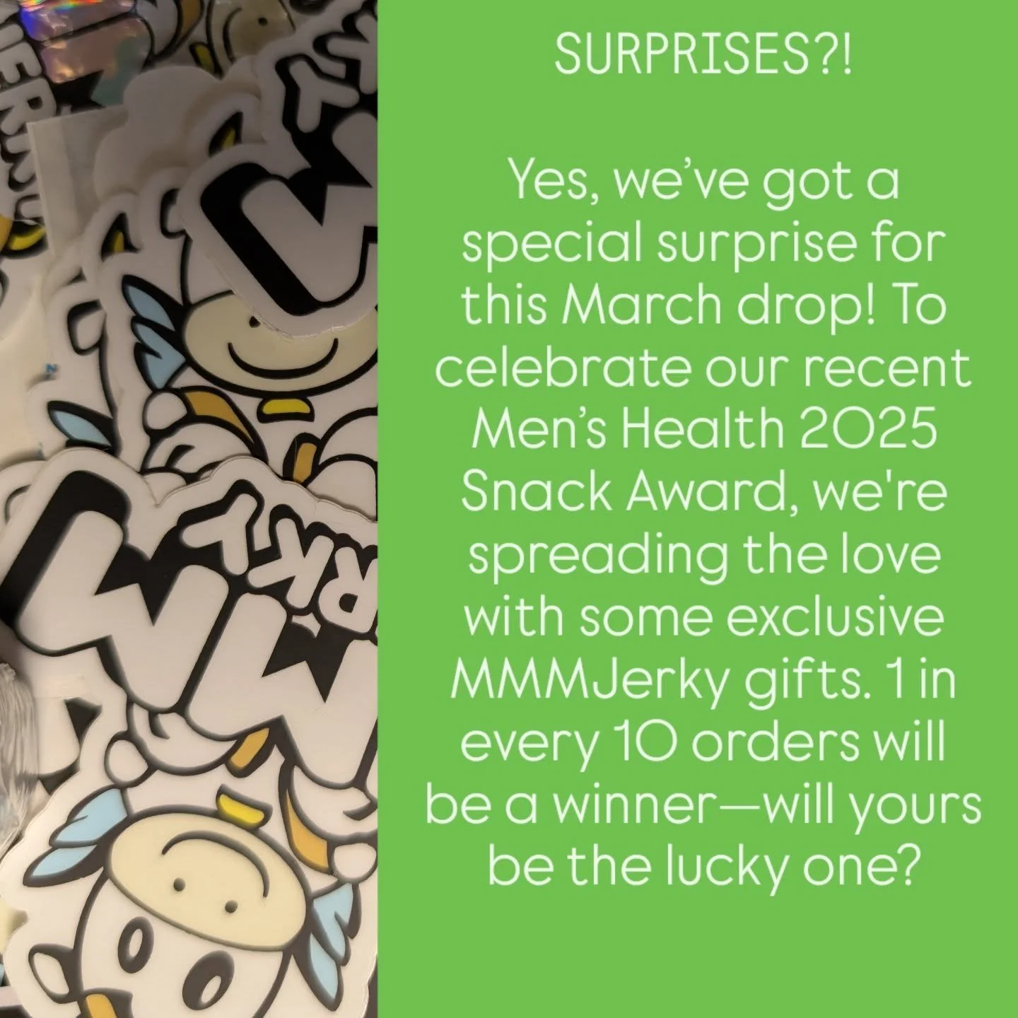 🚨 THE WAIT IS ALMOST OVER! 🚨 

The MMMJERKY DROP is happening TONIGHT at MIDNIGHT (PST) &ndash; March 7, 2025!⏳🔥 

⏰ *Less than 4 hours to go&mdash;set your alarms, be ready, and don&rsquo;t miss out! 

#MMMJerky #BeefJerky #Jerky #MadeInNevada #U