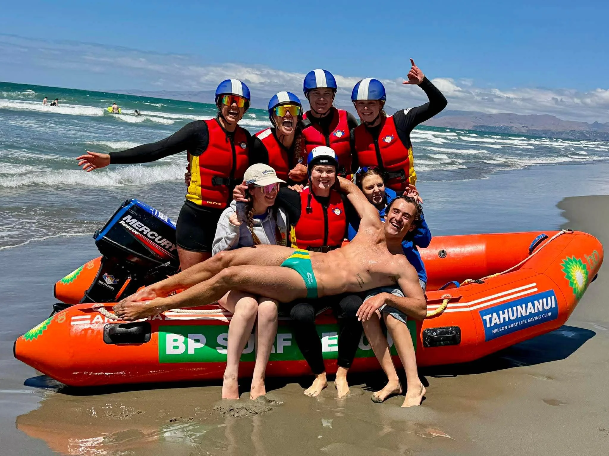 Wahine Toa flying the flag high for our Nelson Surf Lifesaving Club!