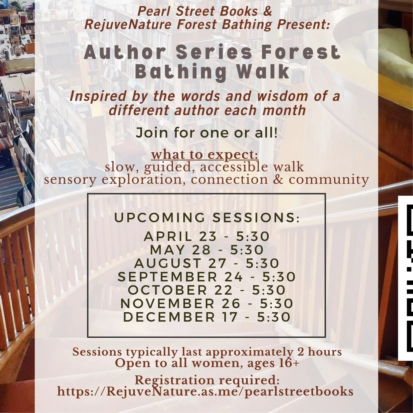 Author Series Forest Bathing Walk