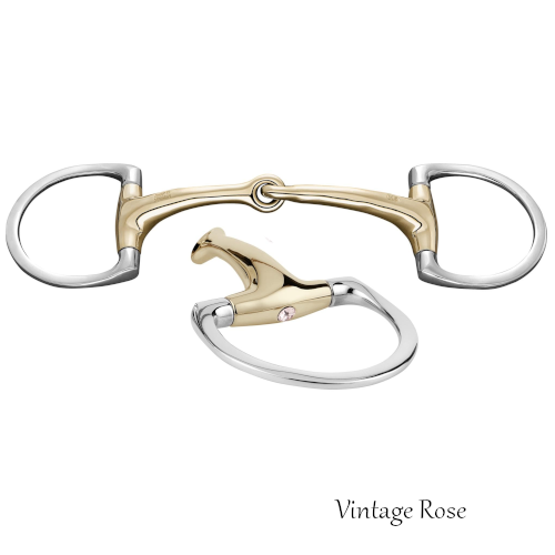 Sprenger Dynamic RS Shine Bright Double Jointed D-Ring with Crystal - 16 mm