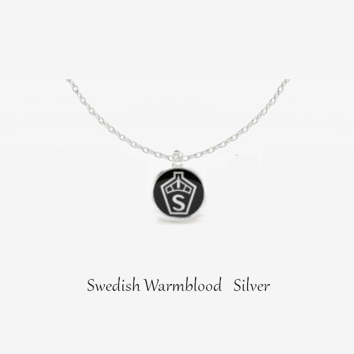 Luv Inspired Swedish Warmblood Breed Pendant horse jewelry canada