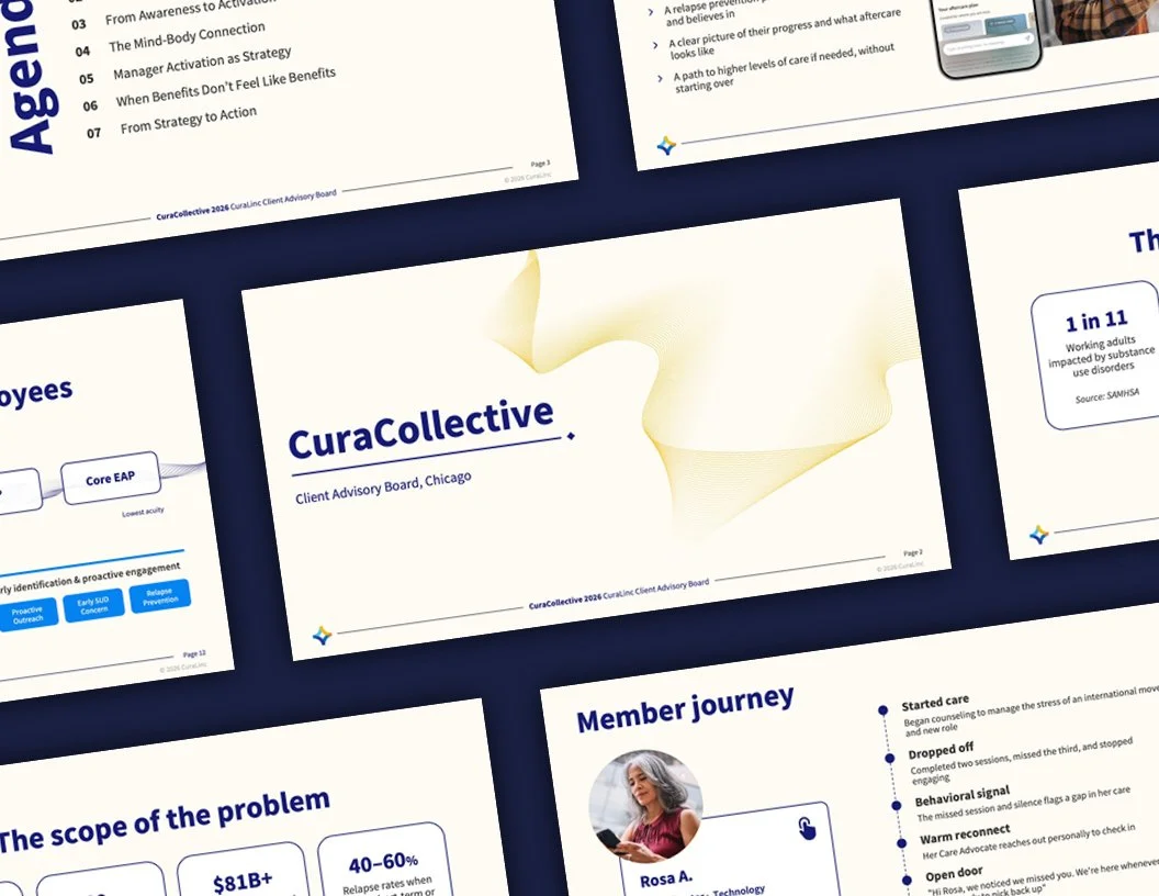 <b>CuraLinc Healthcare </b><br>Client Advisory Board Presentation
