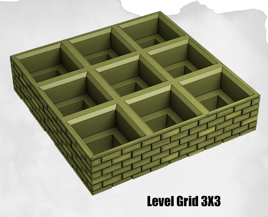 Level Grid 3X3