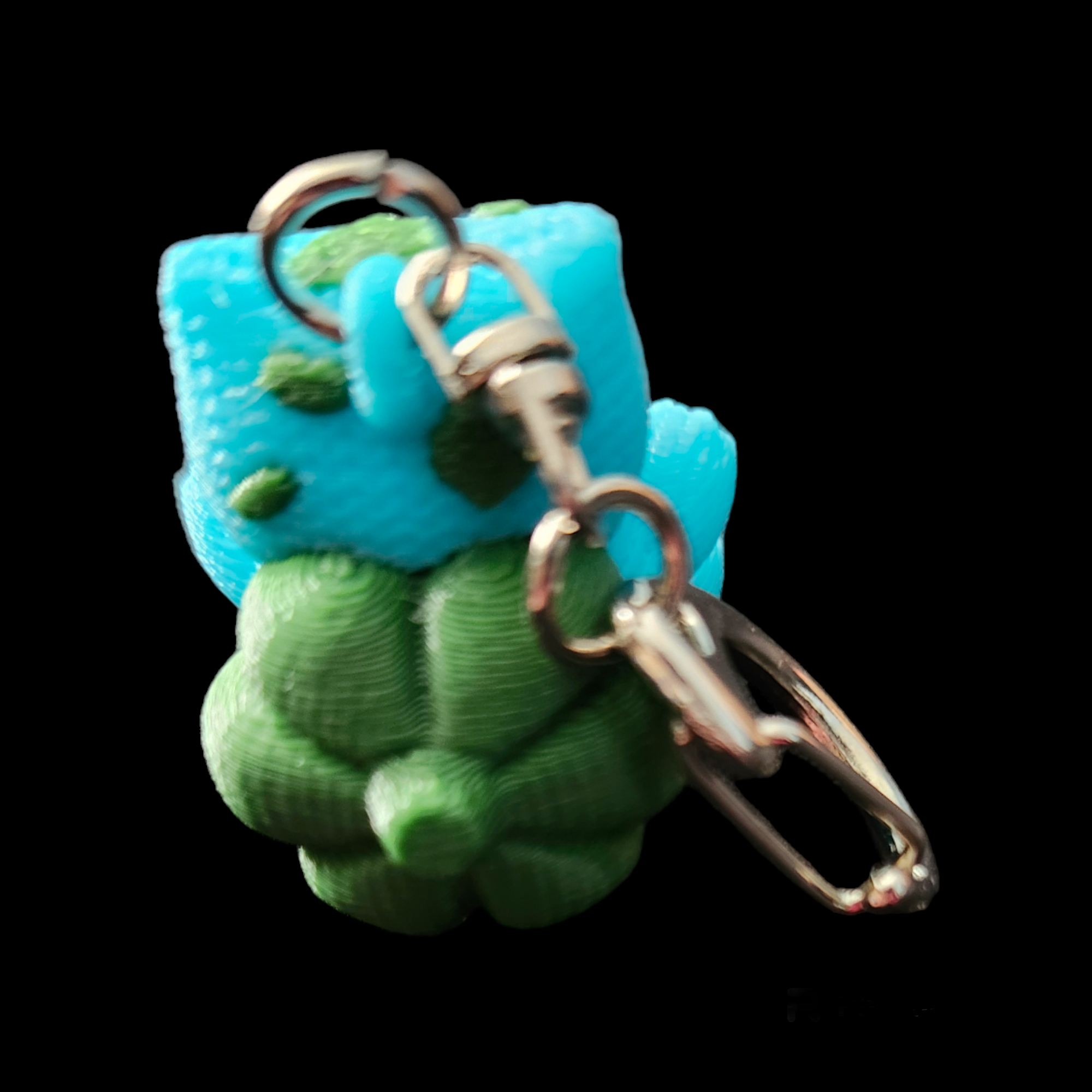Balbasaur - knitted keychain