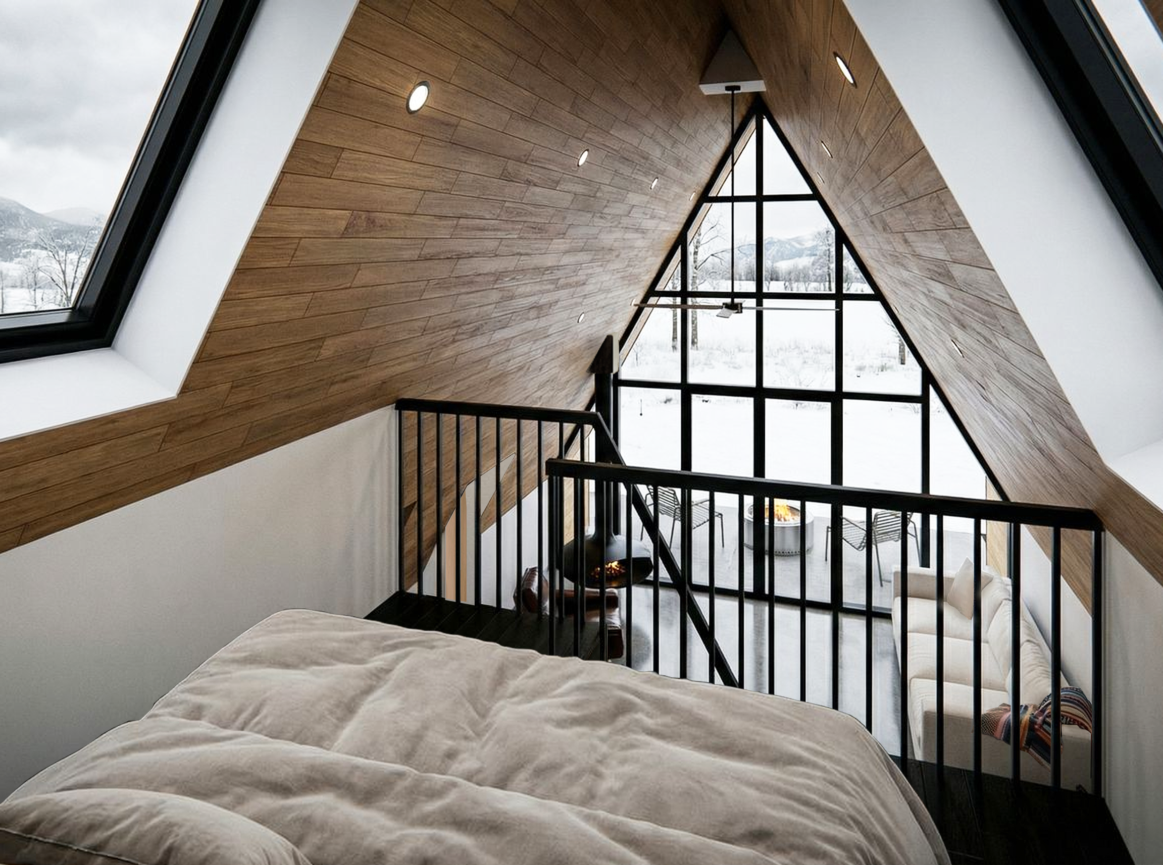 A-Frame Sleeping Loft