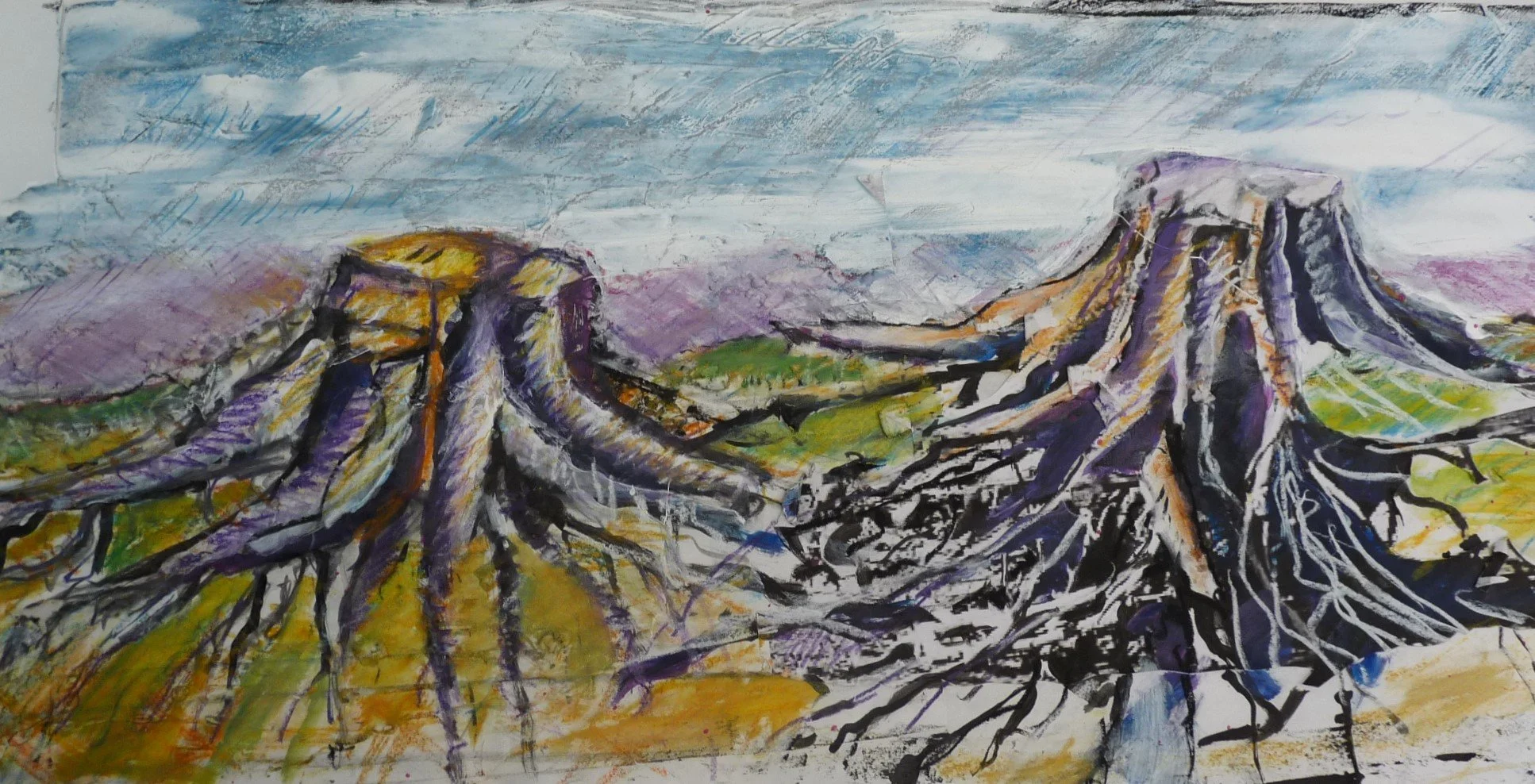 Tahunanui Beach, Nelson
 (297x560) 
Fibre Tipped Pen, Brush Pen and Water Colour