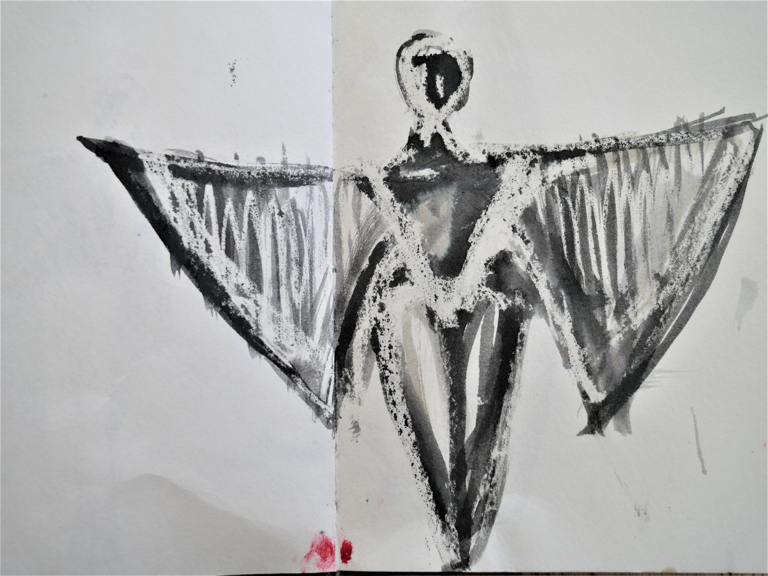 Working Drawing (290x205)
Brush Pen, Ink wash and Wax