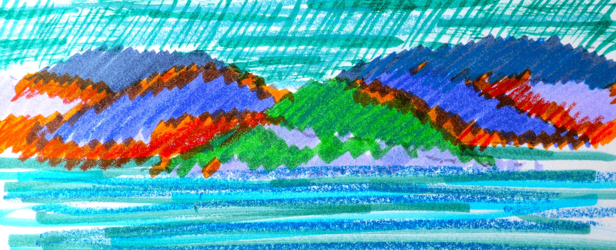 Study 8 (95x205)
Brush Pen and Crayon.