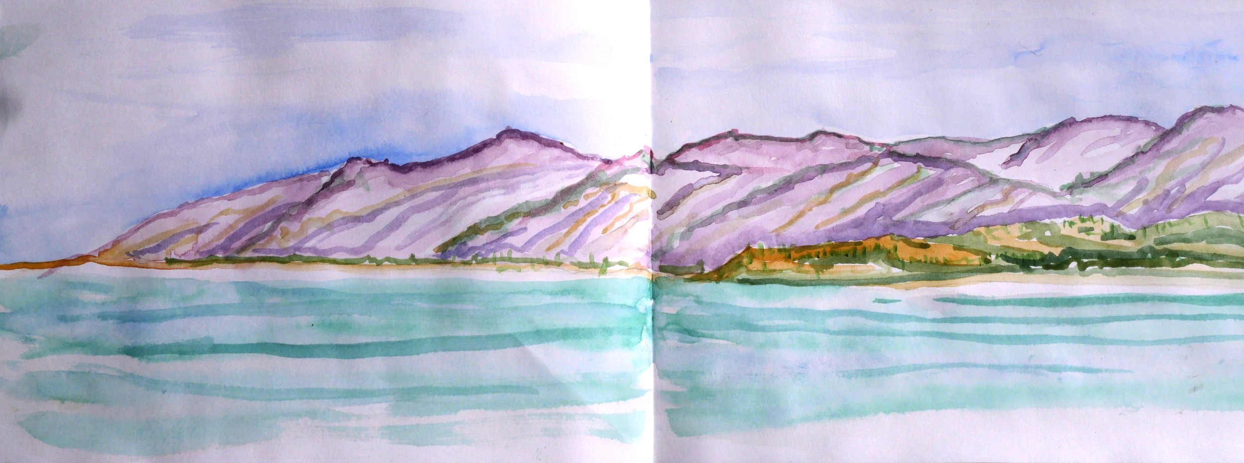 Study 35 (145x420) 
Water Colour.