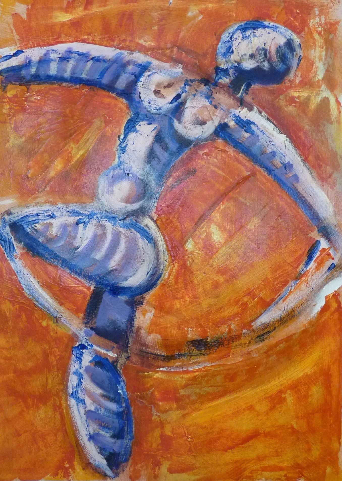 Acrylic Paint Drawing (210x297)