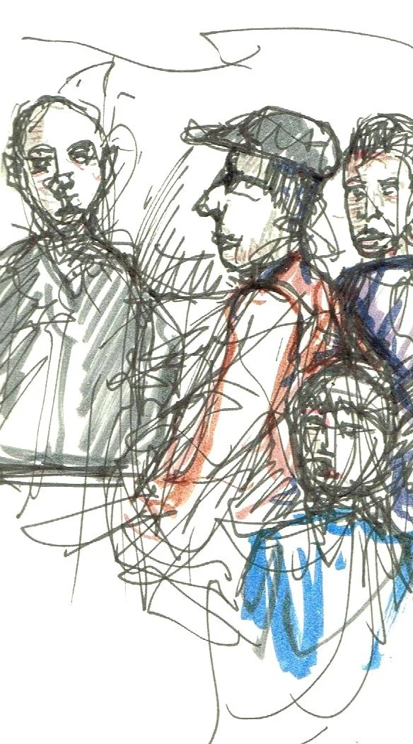 Bar, Nelson (85x130) 
Fibre Tipped Pen and Brush Pen