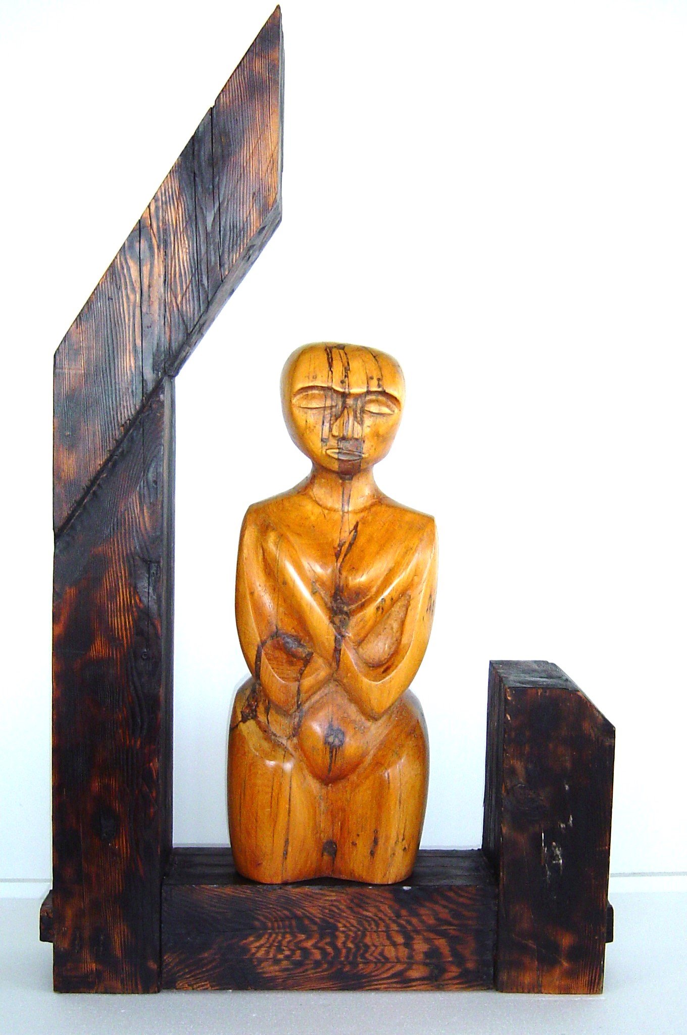 Arched Figure (1300x710x330)
Totora and Scorched Pitch Pine