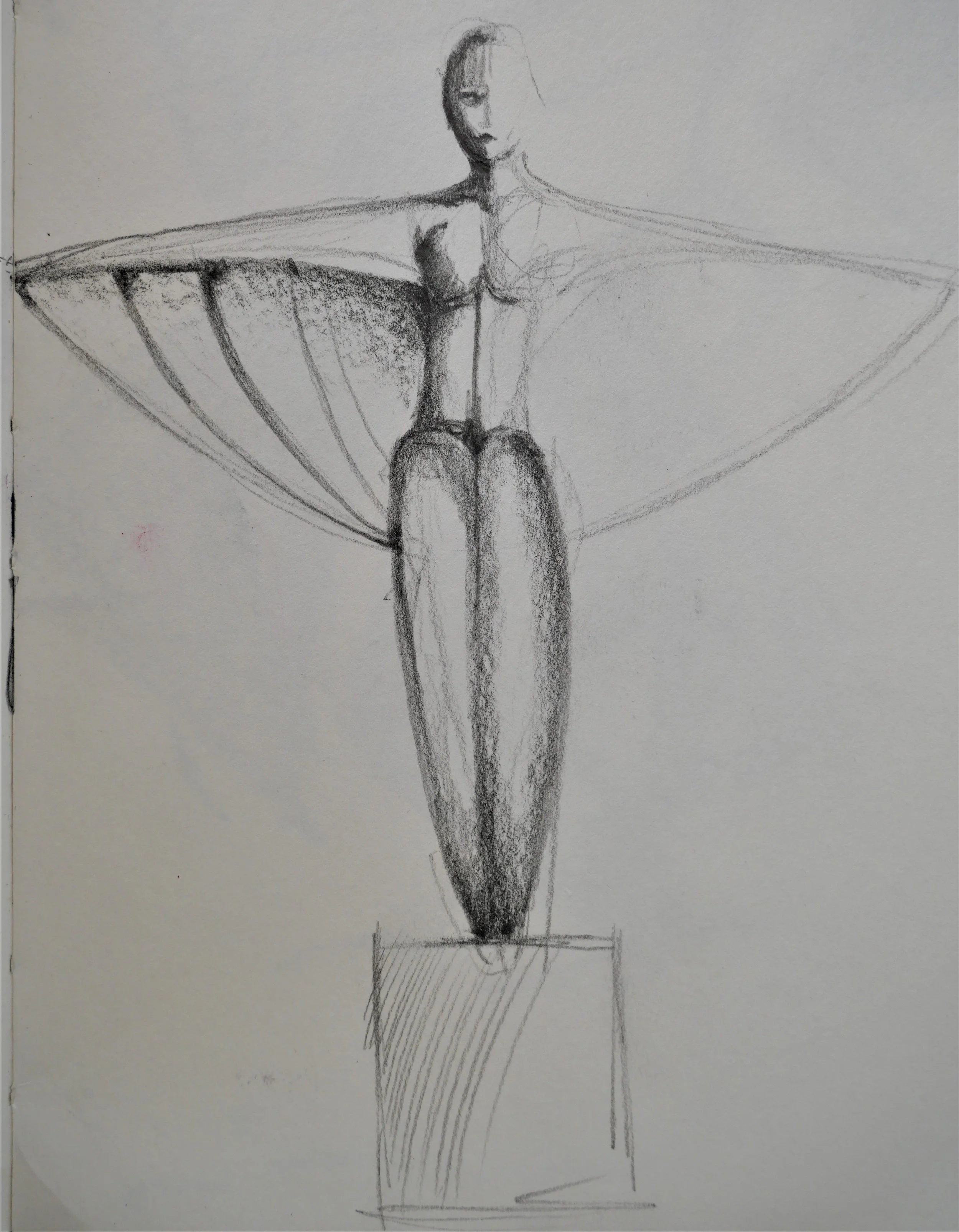 Working Drawing (145x205)
Graphite pencil