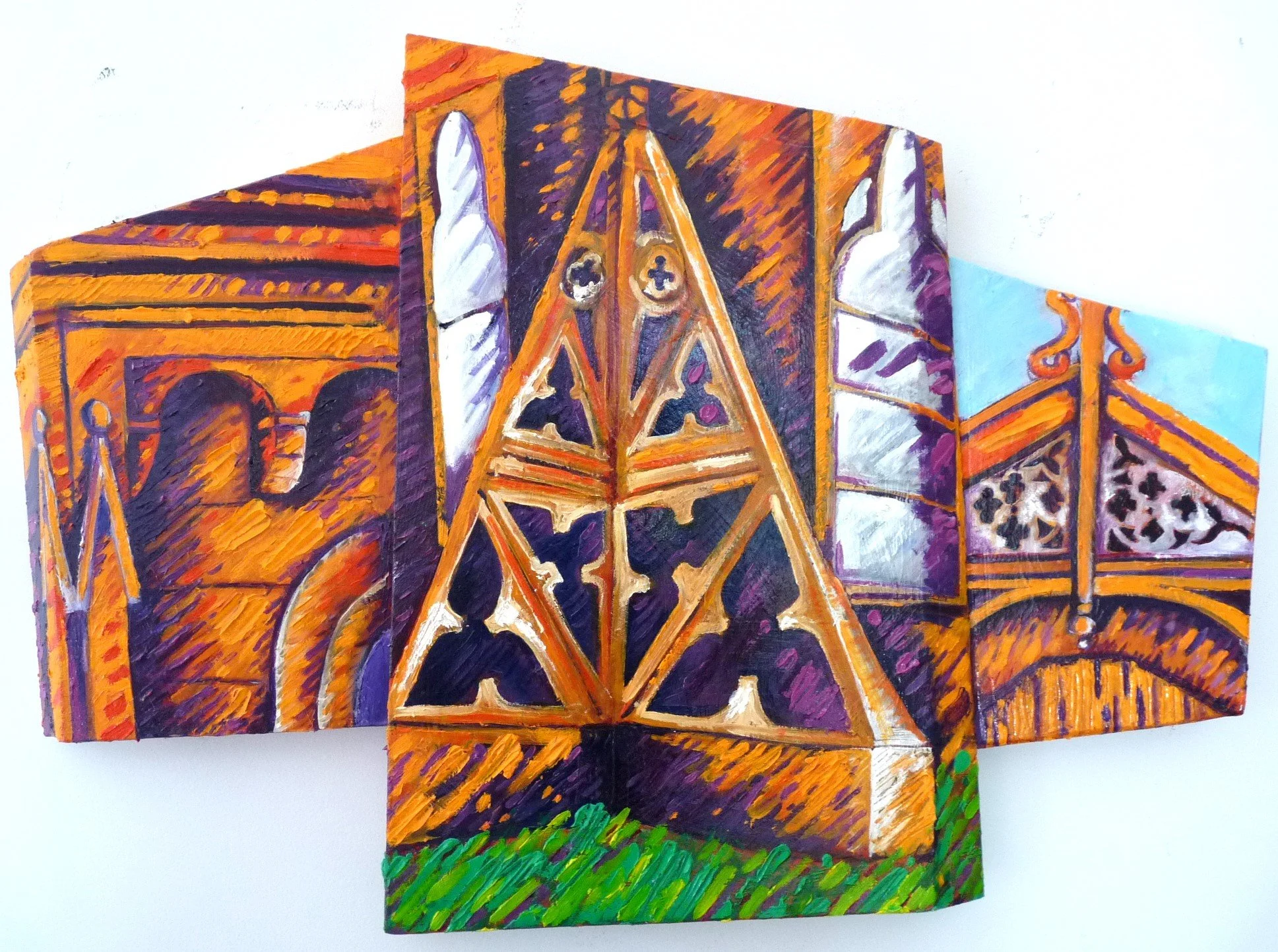 Nelson Architecture (460x650)
Oil Paint on Constructed Board