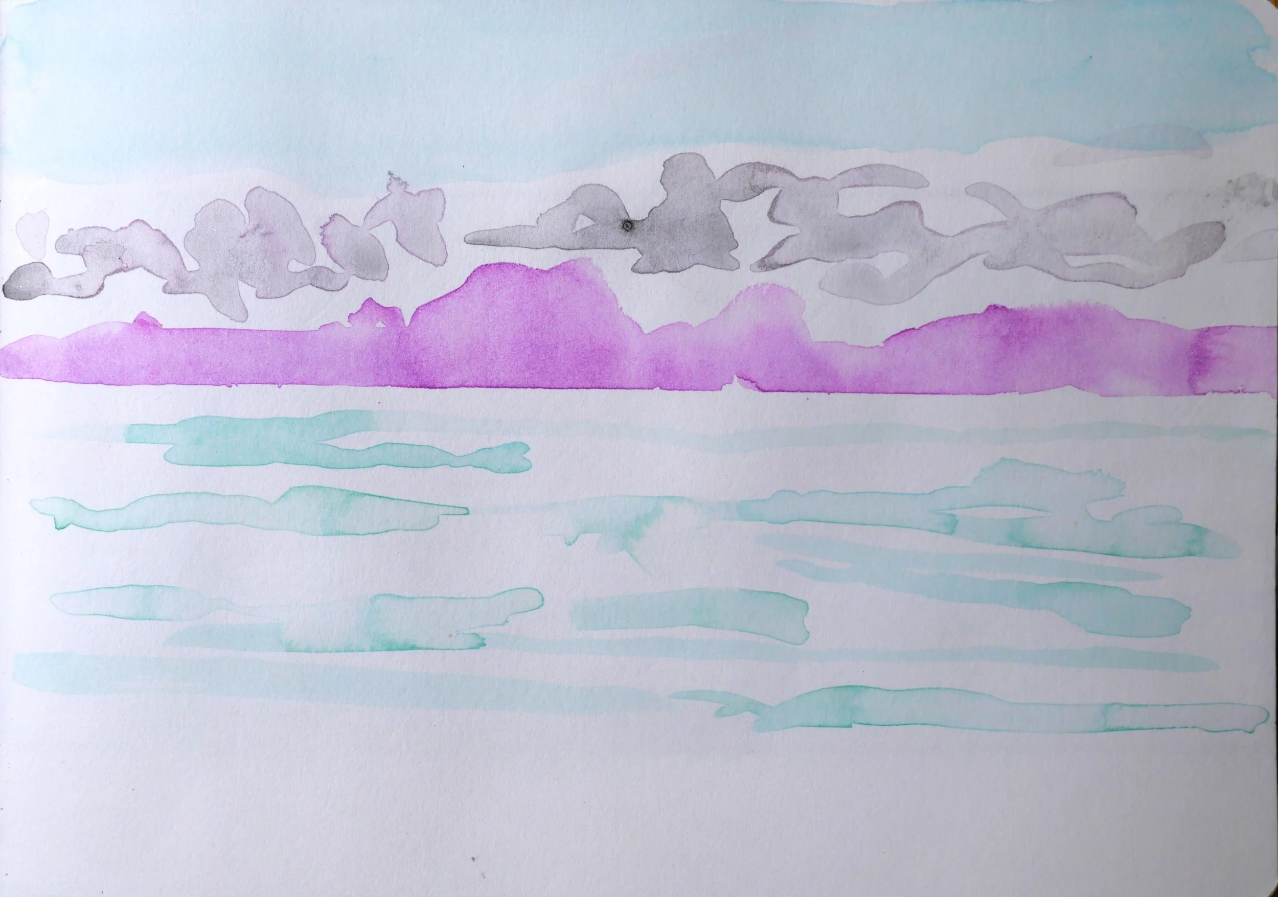 Study 5 (145x420)
Water Colour.