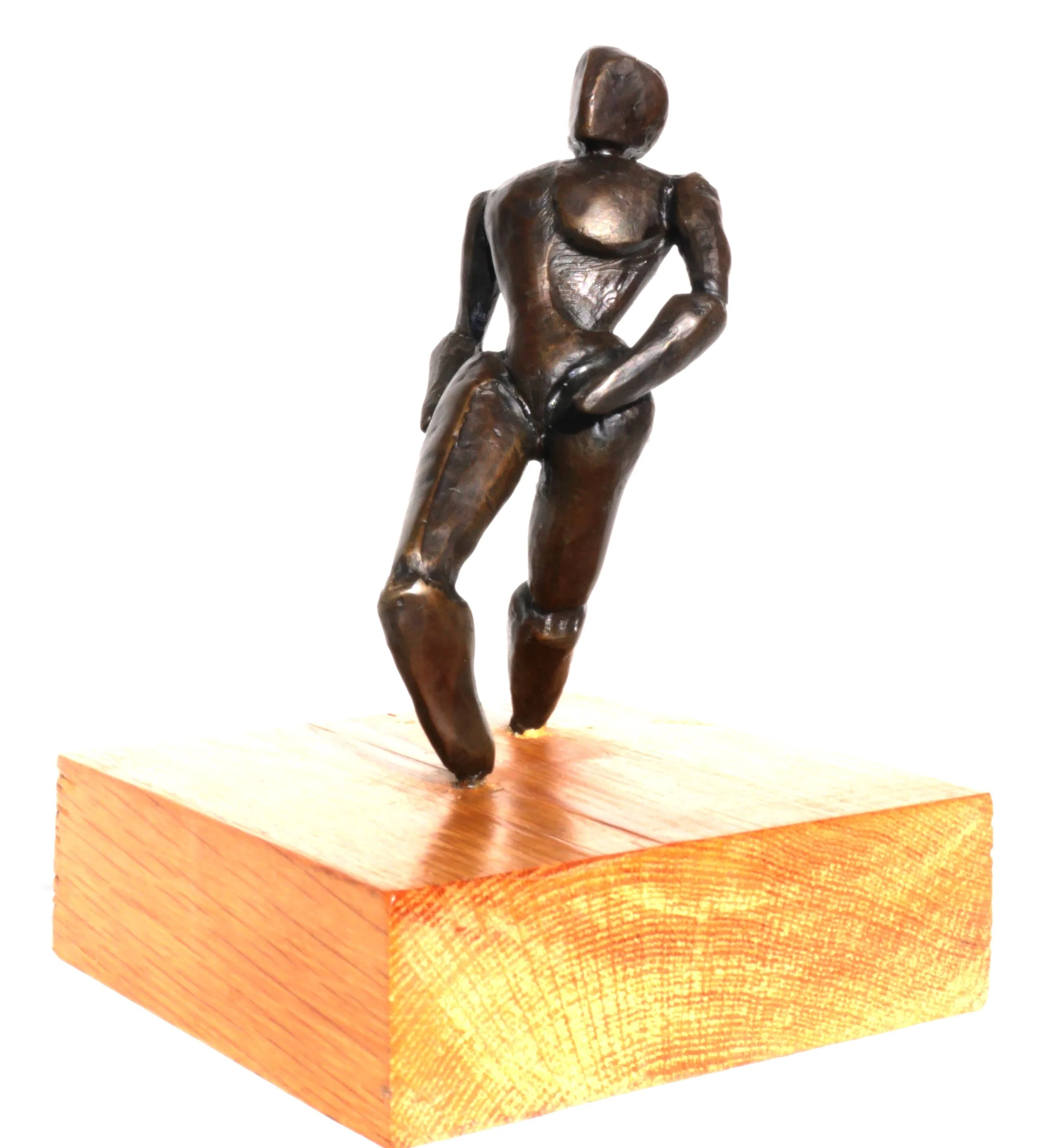 Moving Figure i (160x80x80) 
Bronze (American Oak base)