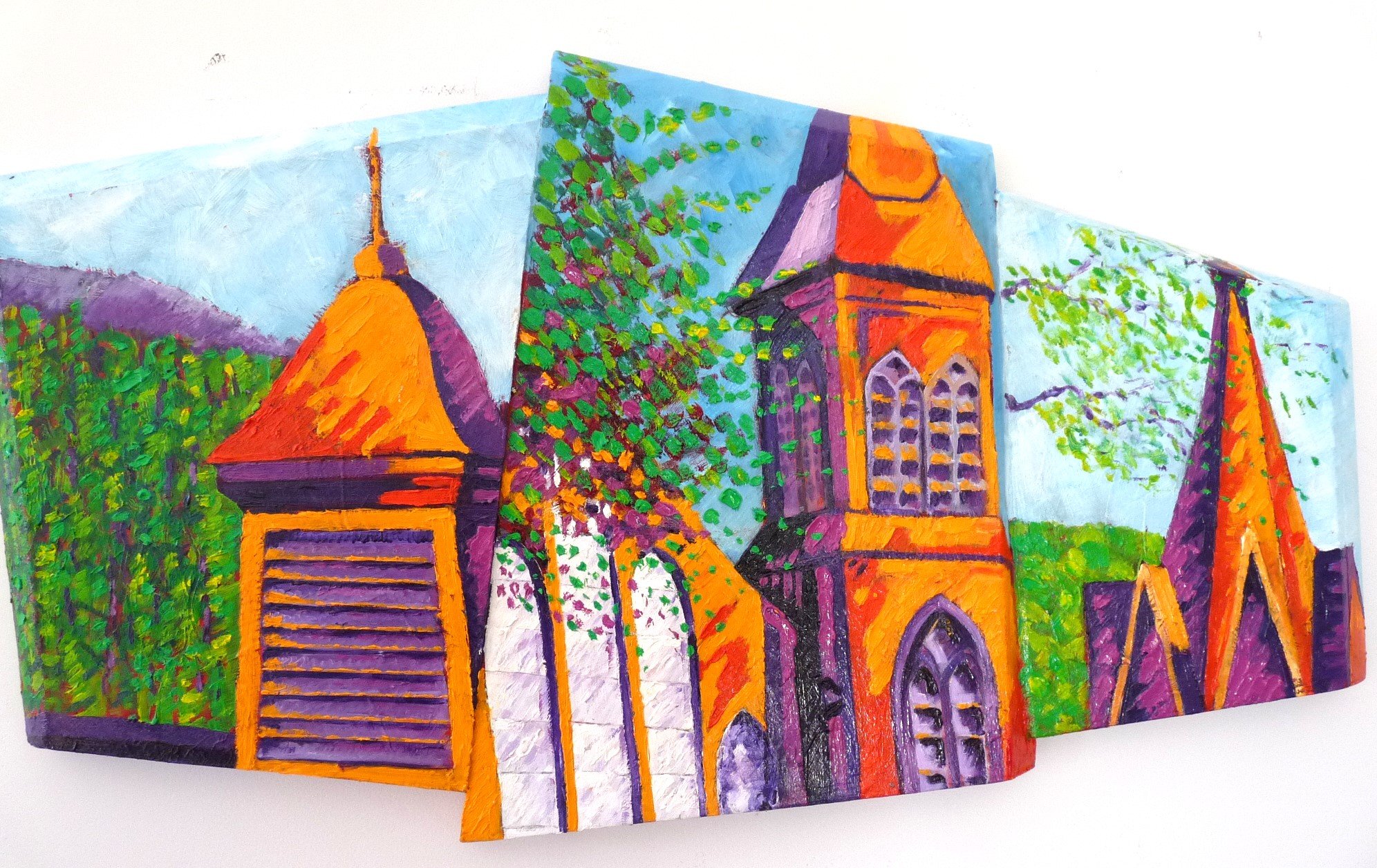 Nelson Skyline (430x800)
Oil Paint on Constructed Board