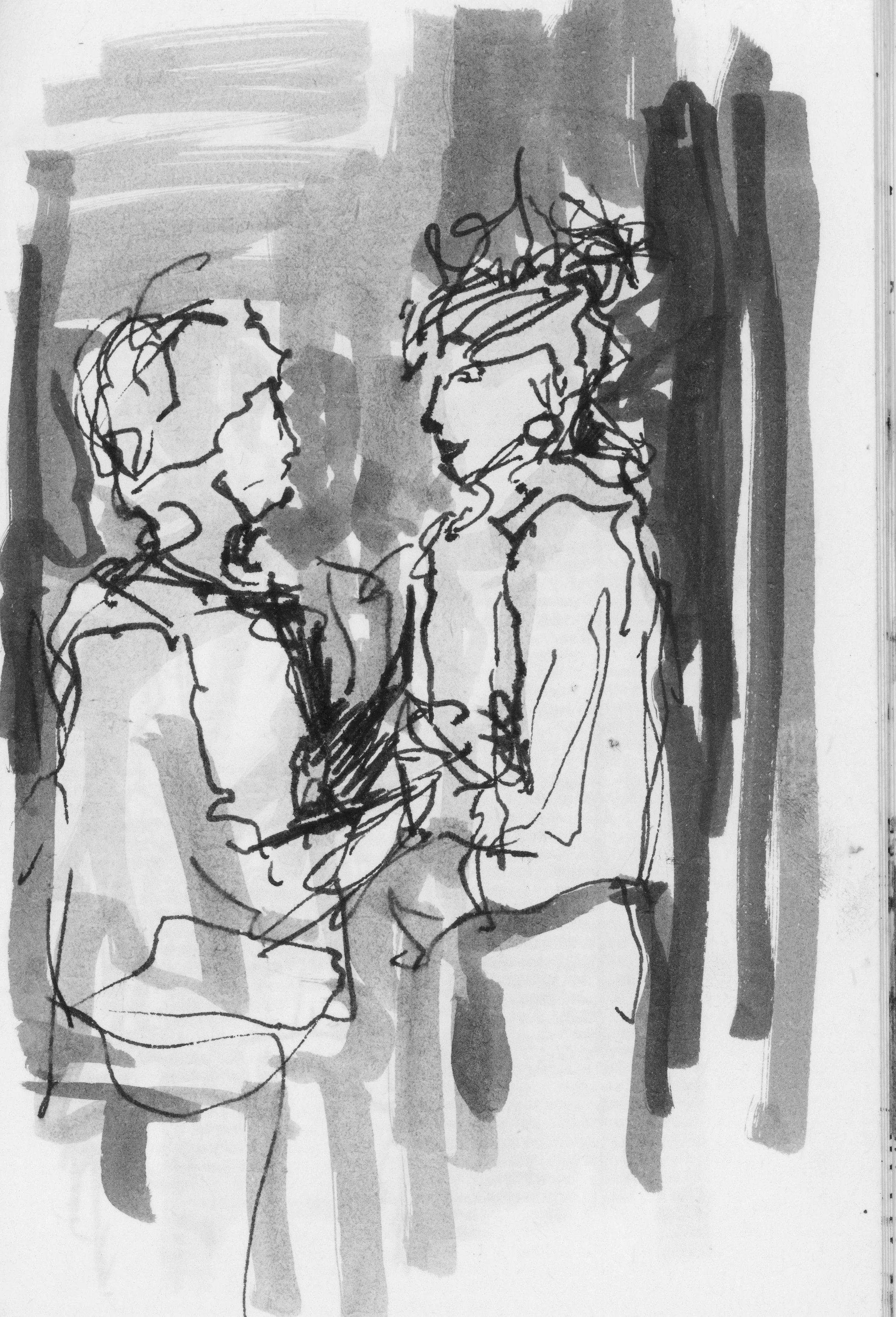 Boathouse, Nelson 2. (85x130)
Brush Pen and Fibre tipped pen.