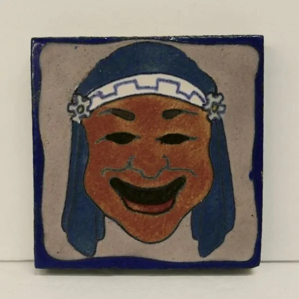 Flint Faience Tile-Native American