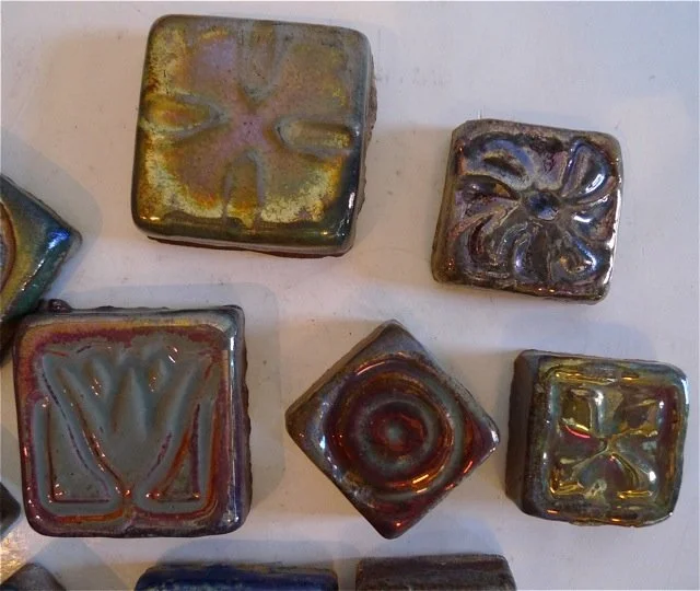 Pewabic Tile Assortment — Wells Antique Tile & Pottery