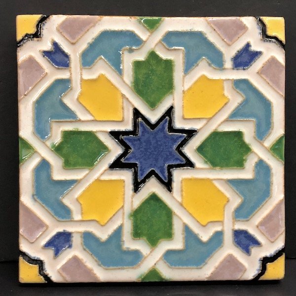 Calco Vintage Tile Moorish Star