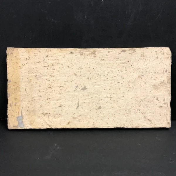 Large CALCO Tile with Castle — Wells Antique Tile & Pottery