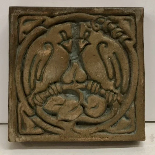 Batchelder Tile with Birds