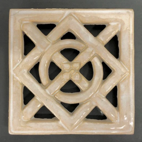 Vintage CALCO Vent Tile — Wells Antique Tile & Pottery