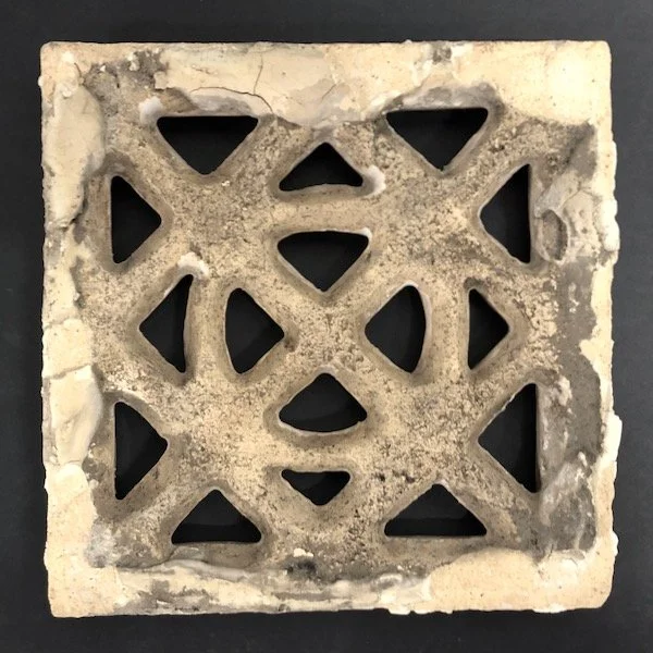 Vintage CALCO Vent Tile — Wells Antique Tile & Pottery