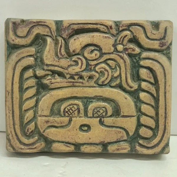 Batchelder Mayan Tiles — Wells Antique Tile & Pottery
