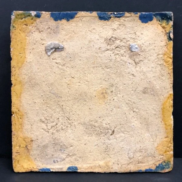Calco Vintage Floral Tile — Wells Antique Tile & Pottery