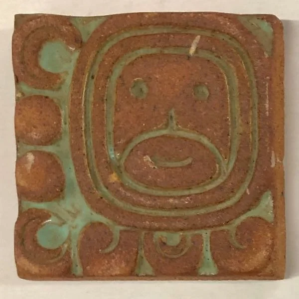 Batchelder Antique Mayan Tiles — Wells Antique Tile & Pottery