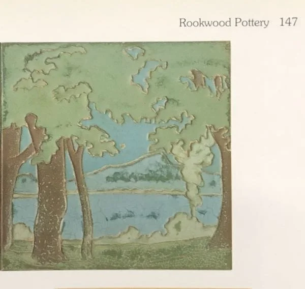 Nkl Rookwood Vintage Rookwood Craftsman Scenic Tile — Wells Antique Tile & Pottery