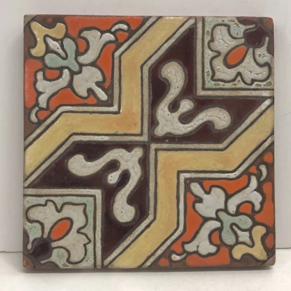 Vintage Malibu Decorated Tile