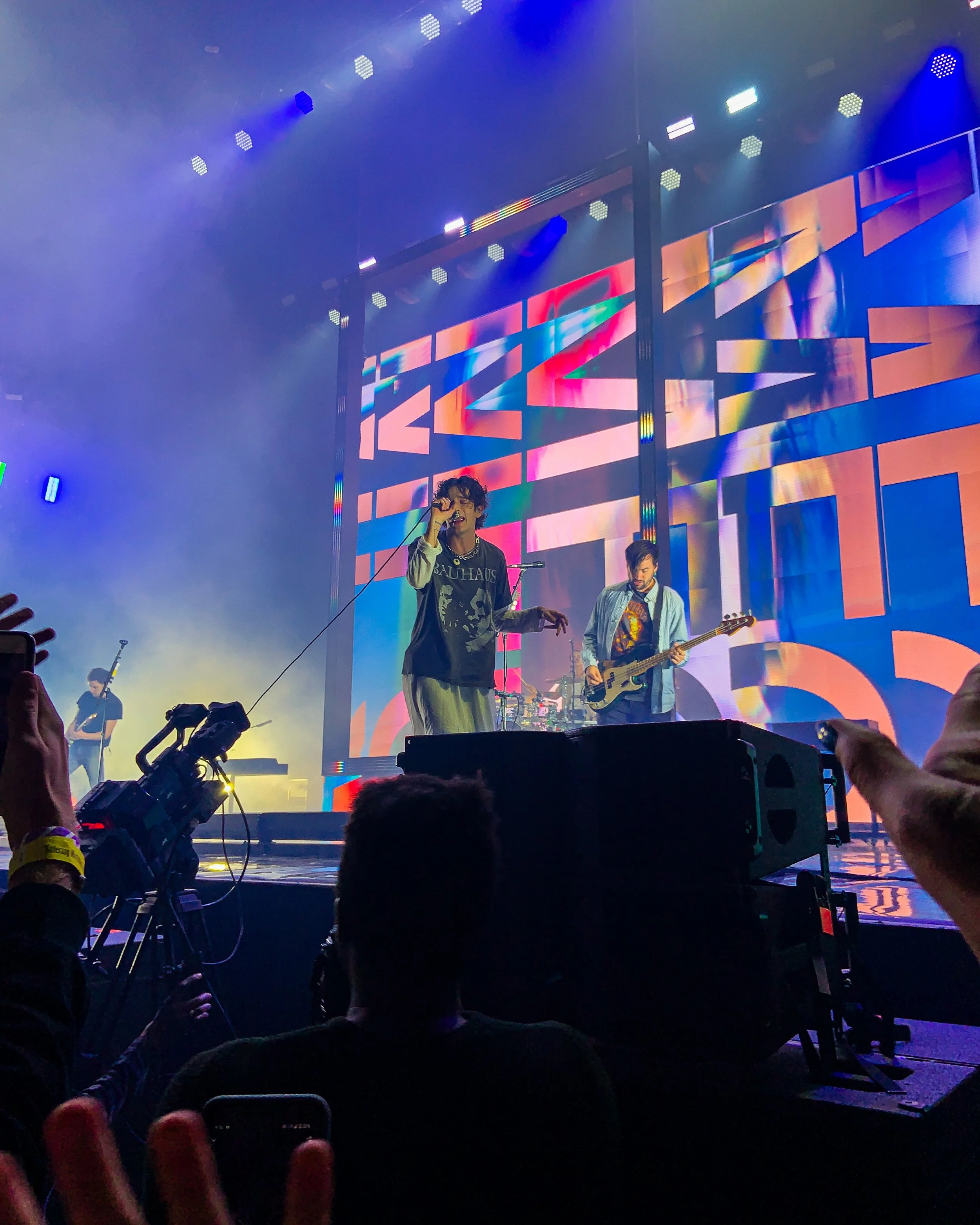 The 1975 performing live at Freedom Mortgage Pavilion in Camden, New Jersey