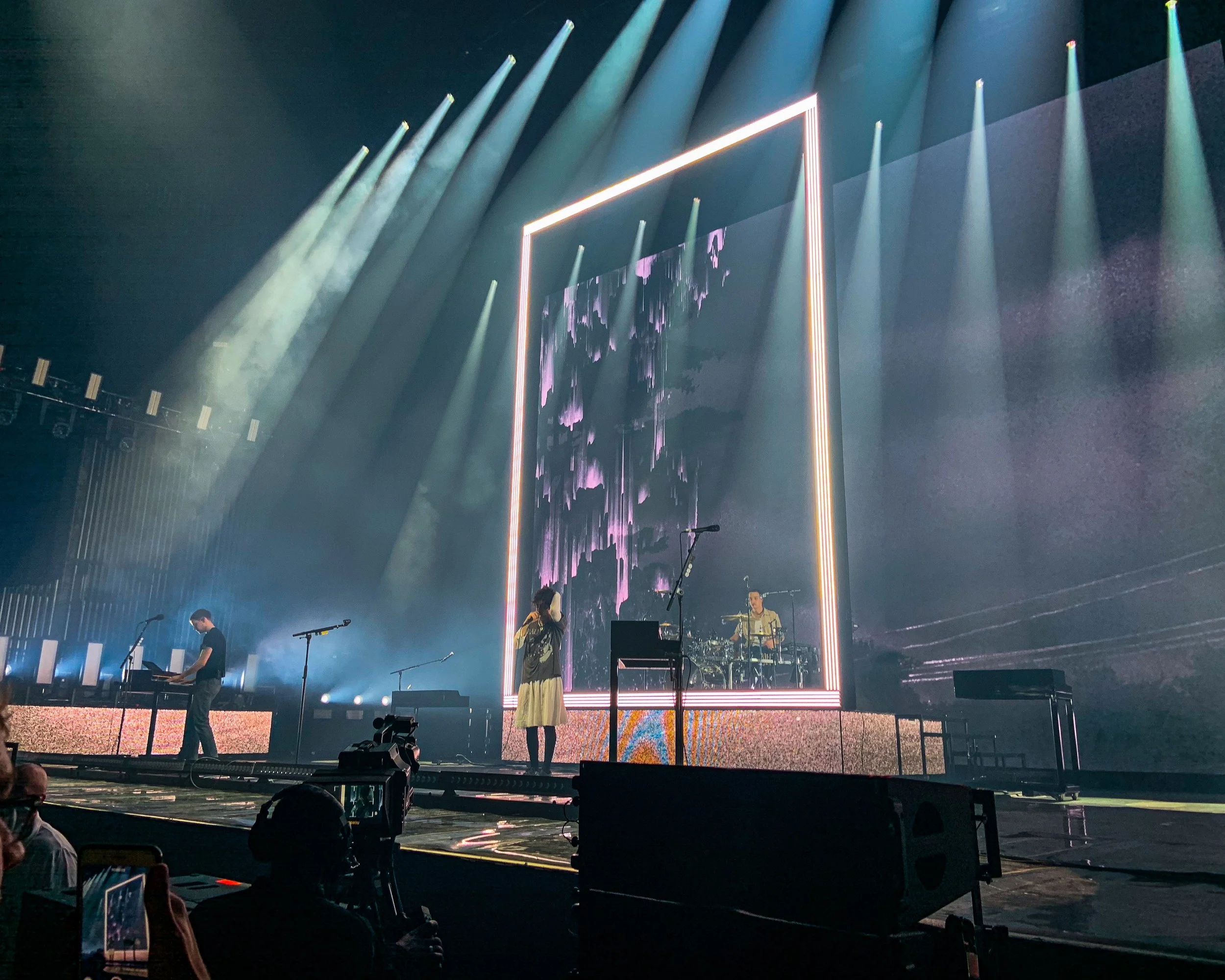 The 1975 performing live at Freedom Mortgage Pavilion in Camden, New Jersey