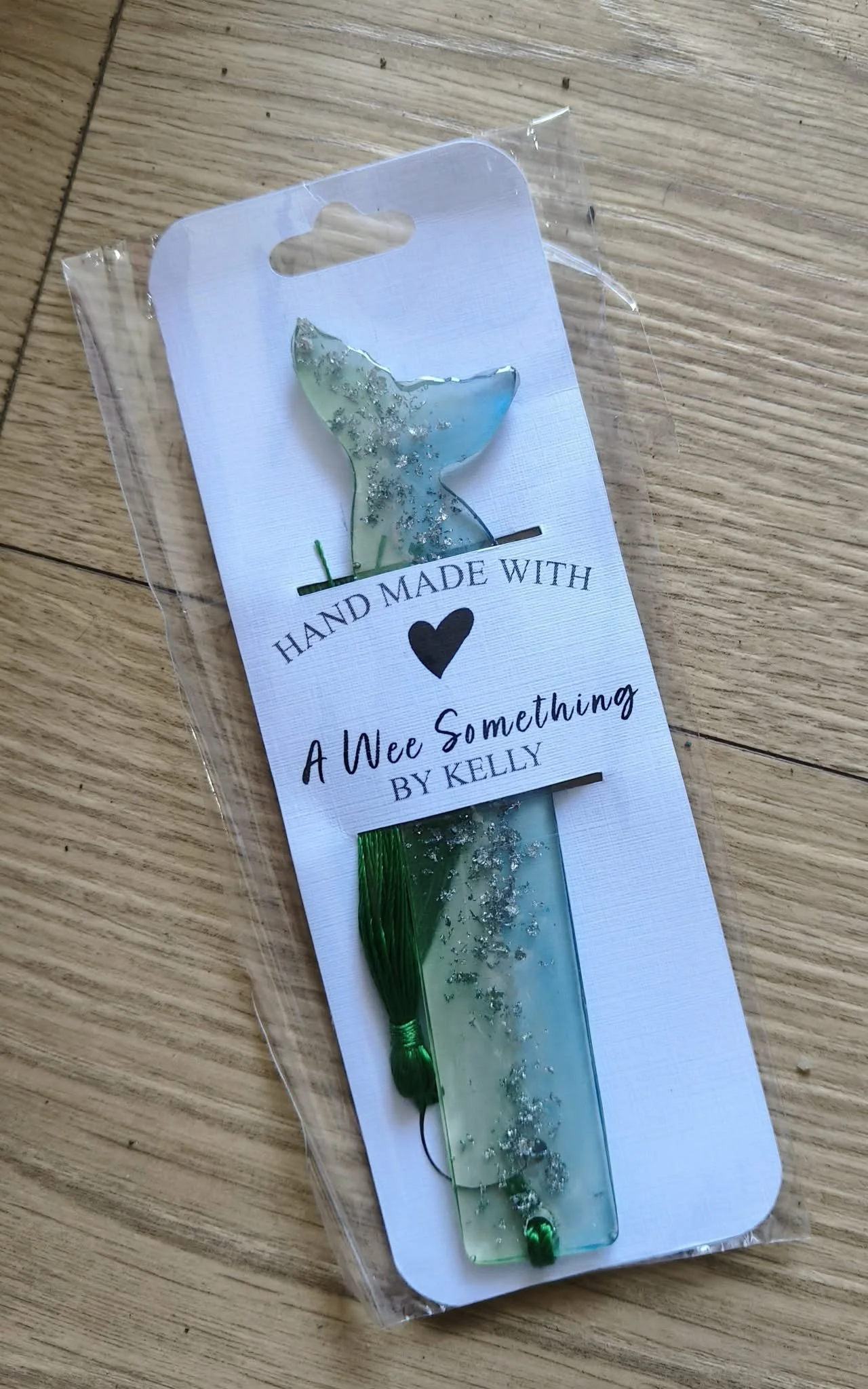 Whale Tail Bookmark
