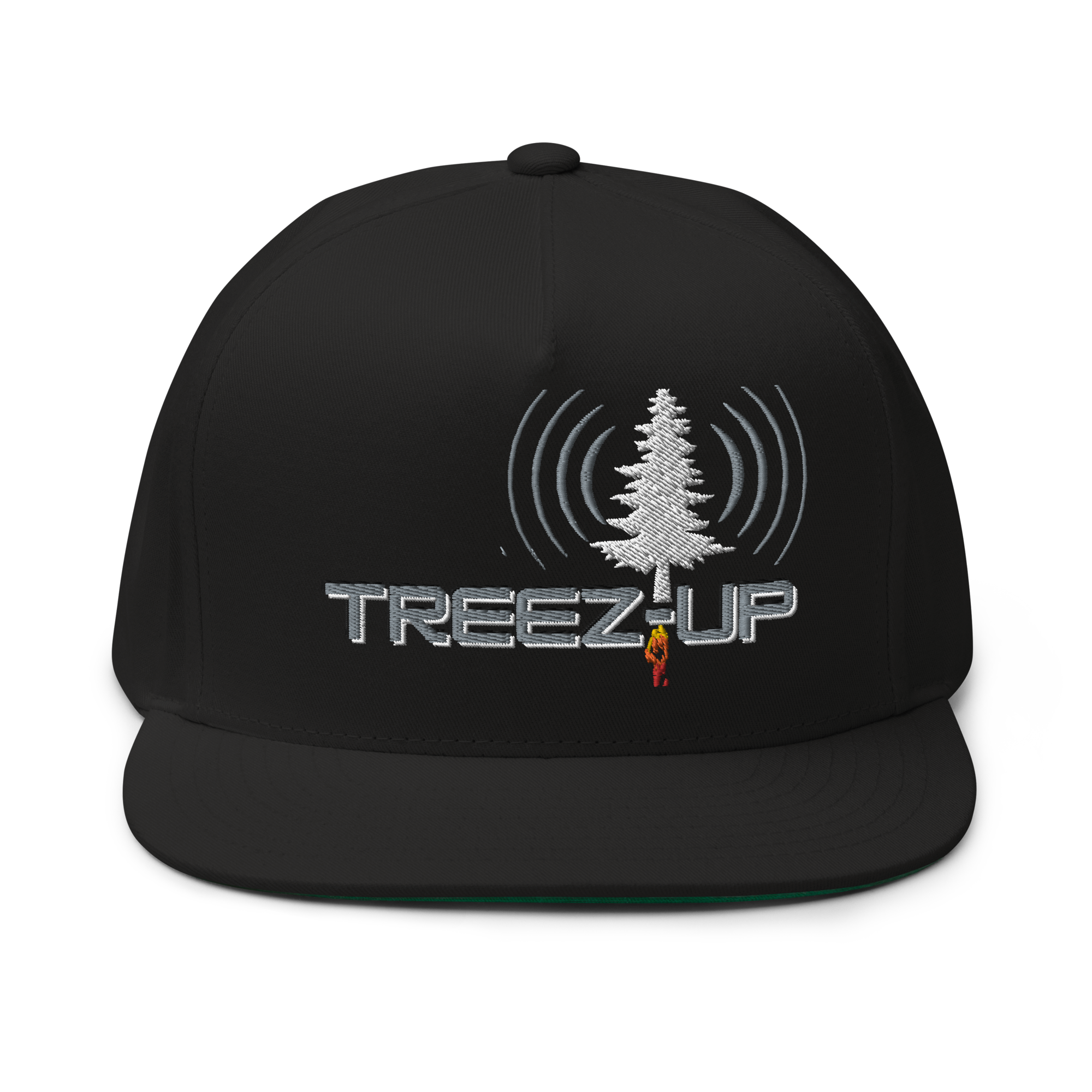 Black Treez-Up Sonar Snap Back