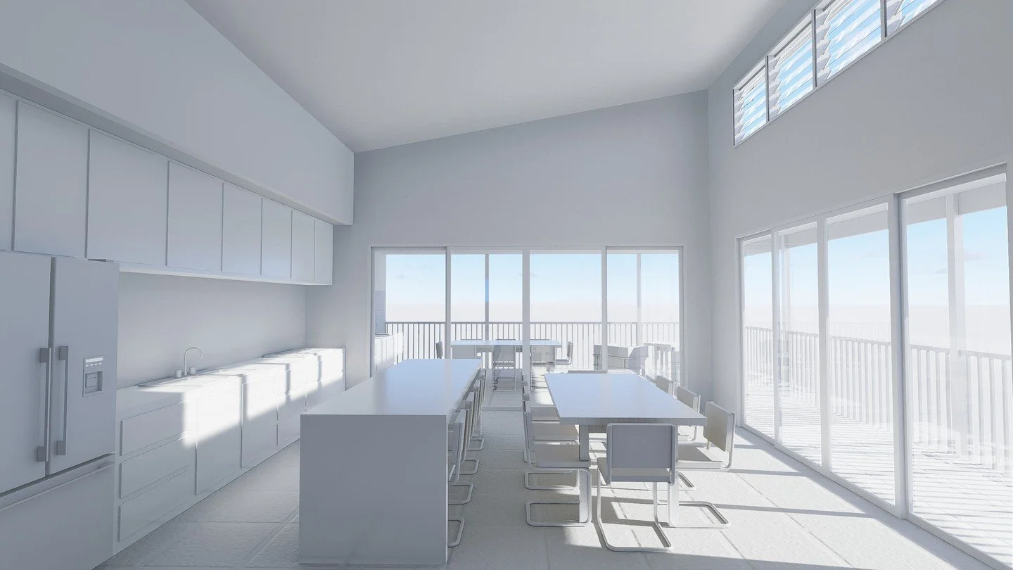 SOLAR STUDY - Orientation, window size/location and shading all play a huge part in a passively designed house. 

We can use your coordinates to show you exactly where and when the sun will enter your house. 

This is a recent design showing the kitc