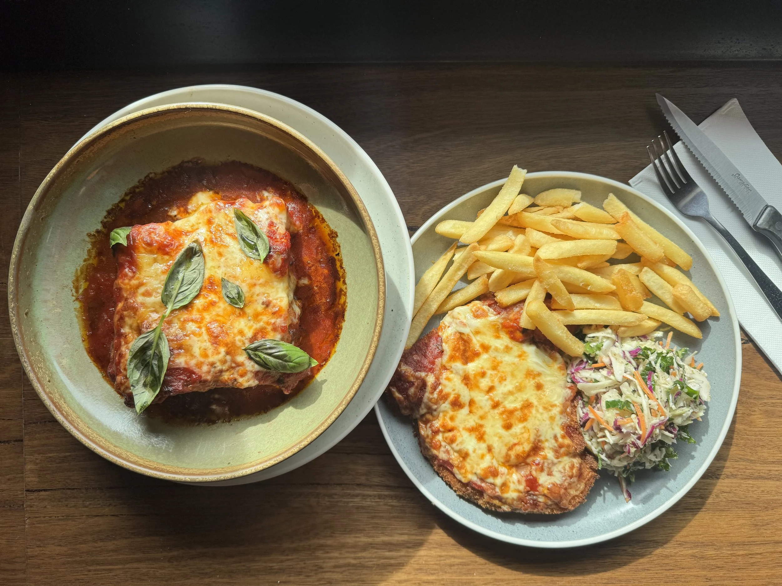 WEDNESDAY: Parma + Lasagne Night