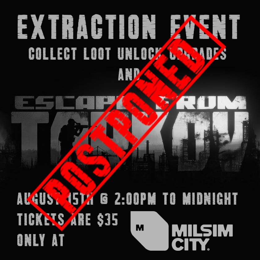 (Cancelled) Escape From Tarkov!