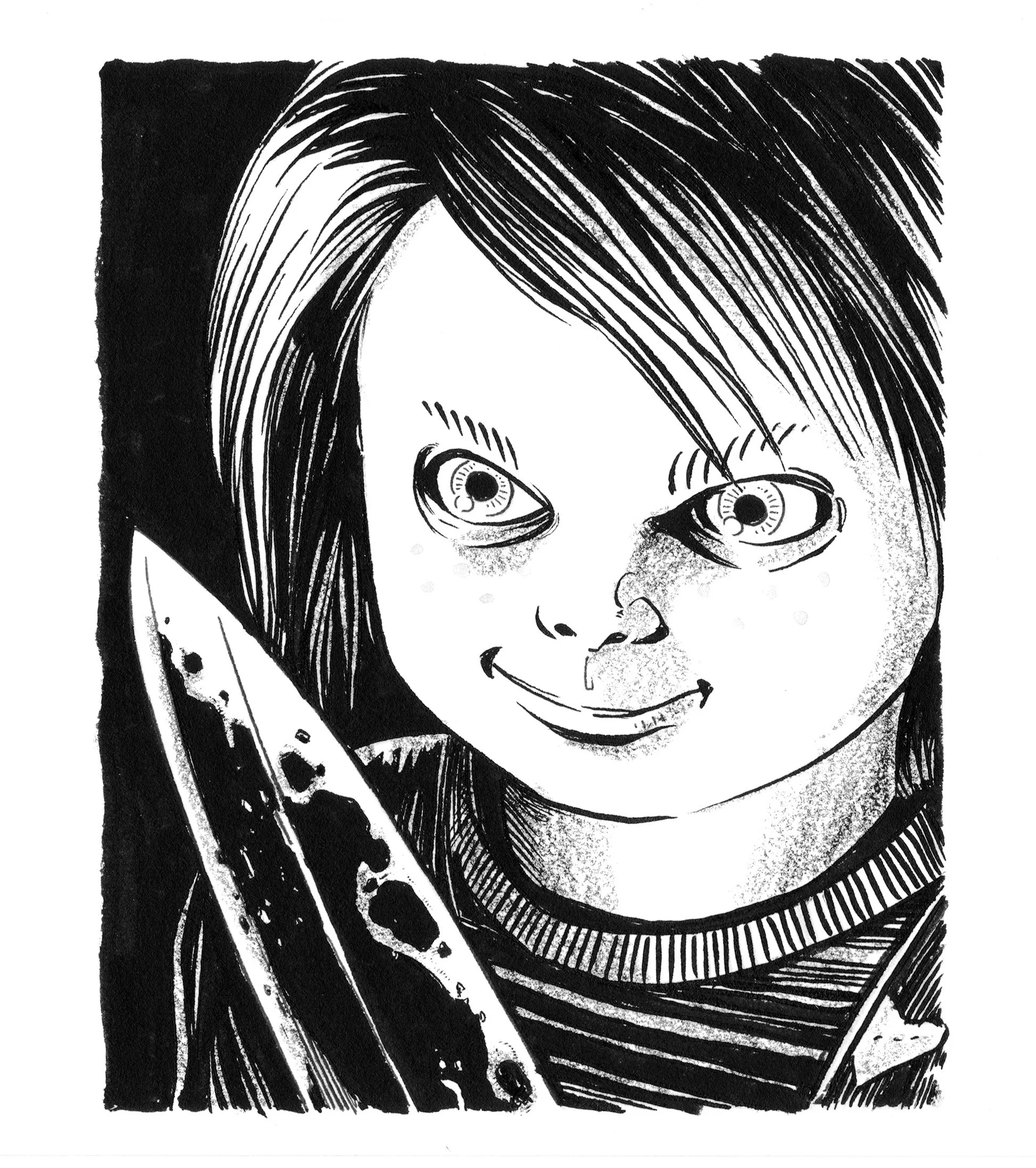 31-days-of-halloween-mrs-vorhees-friday-the-13th-jason-s-mom-pamela-ink