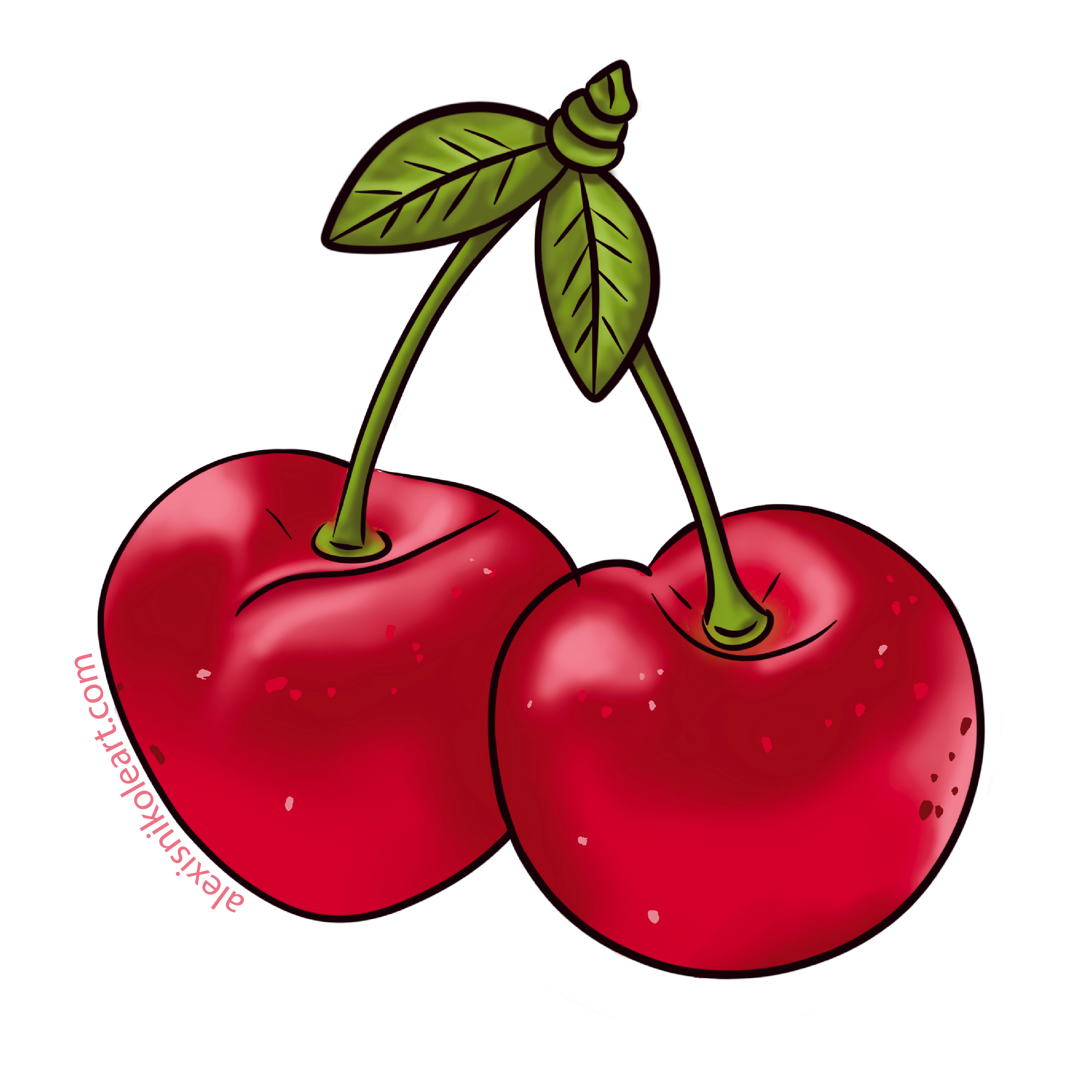 Cherries Sticker
