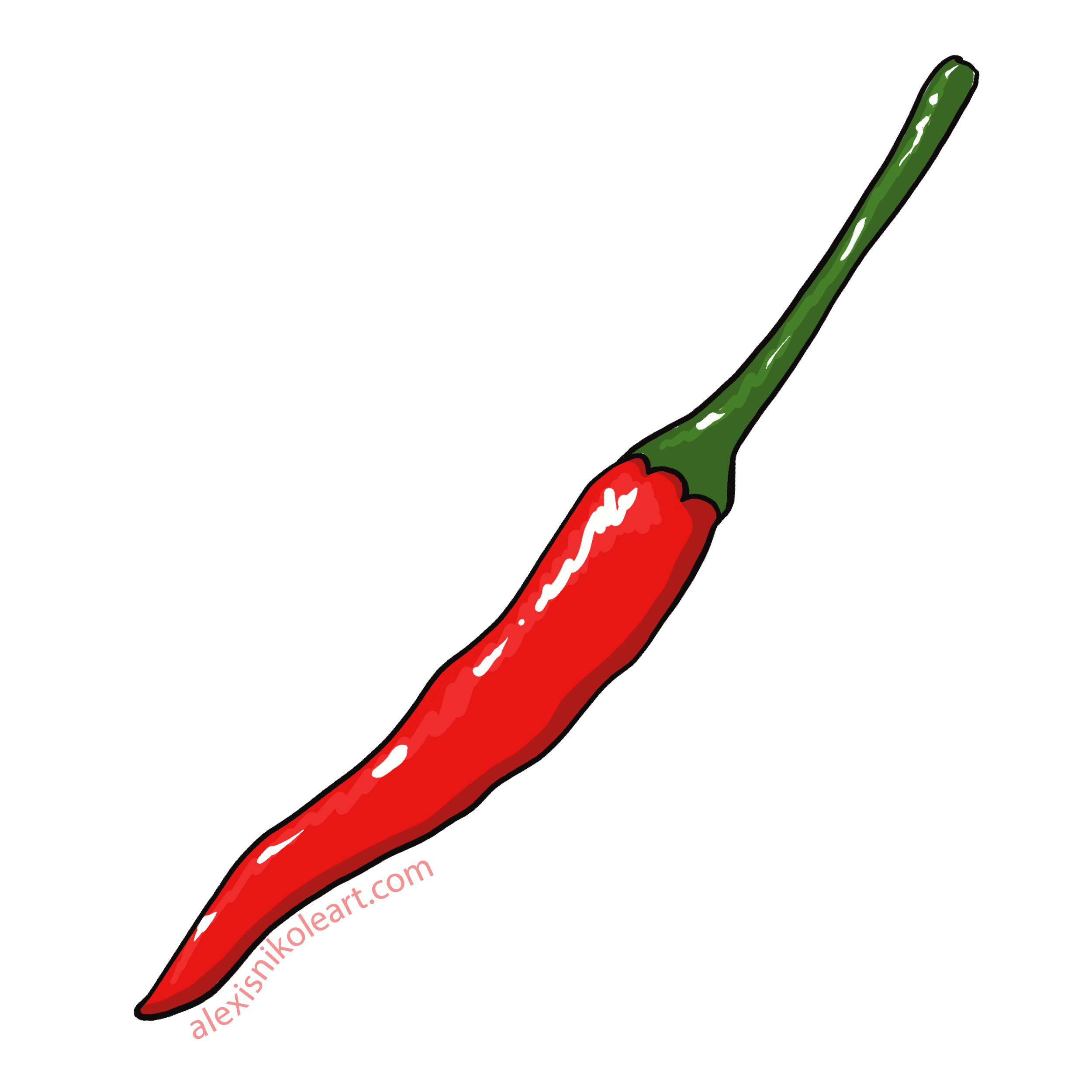 Chili Pepper Sticker