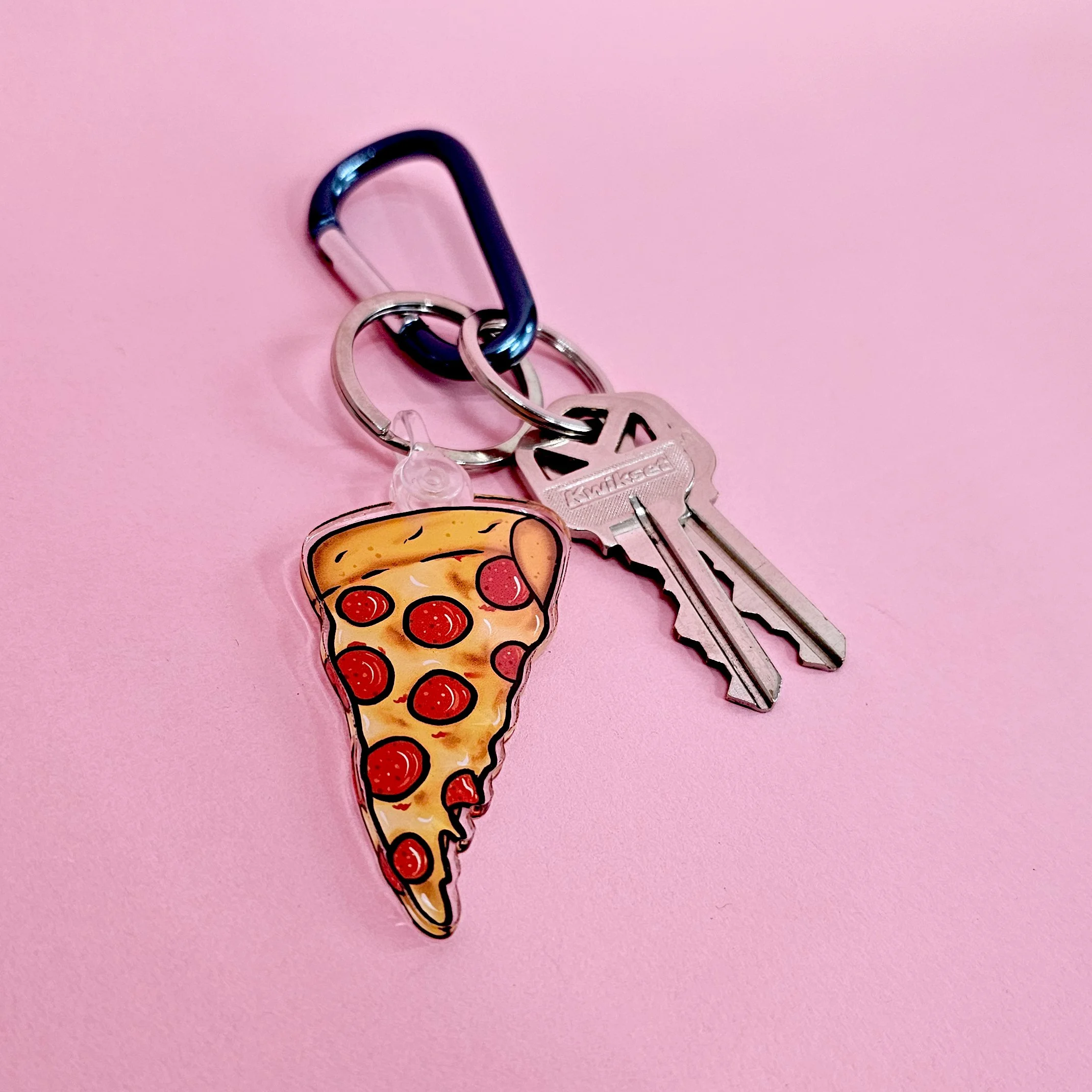 Pizza Keychain