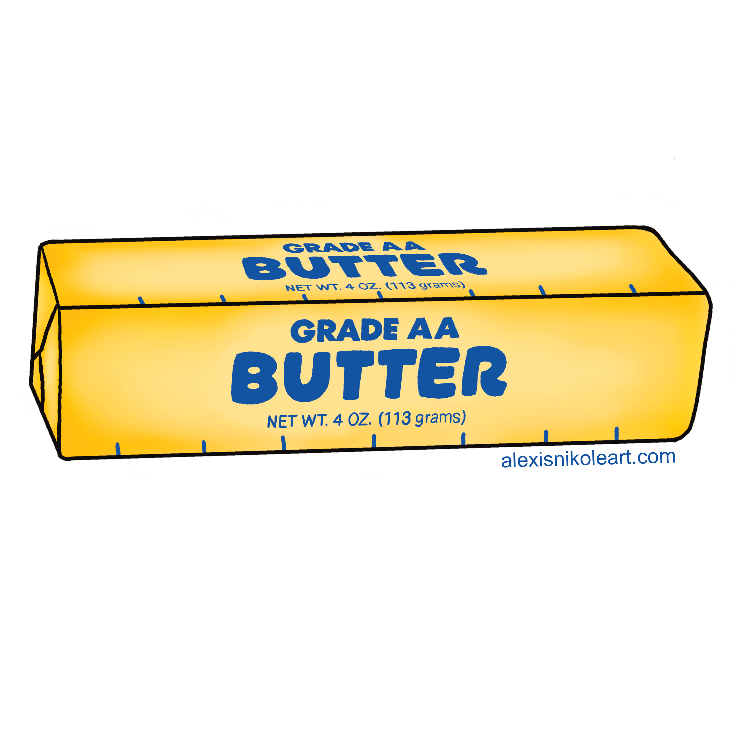 Butter Sticker