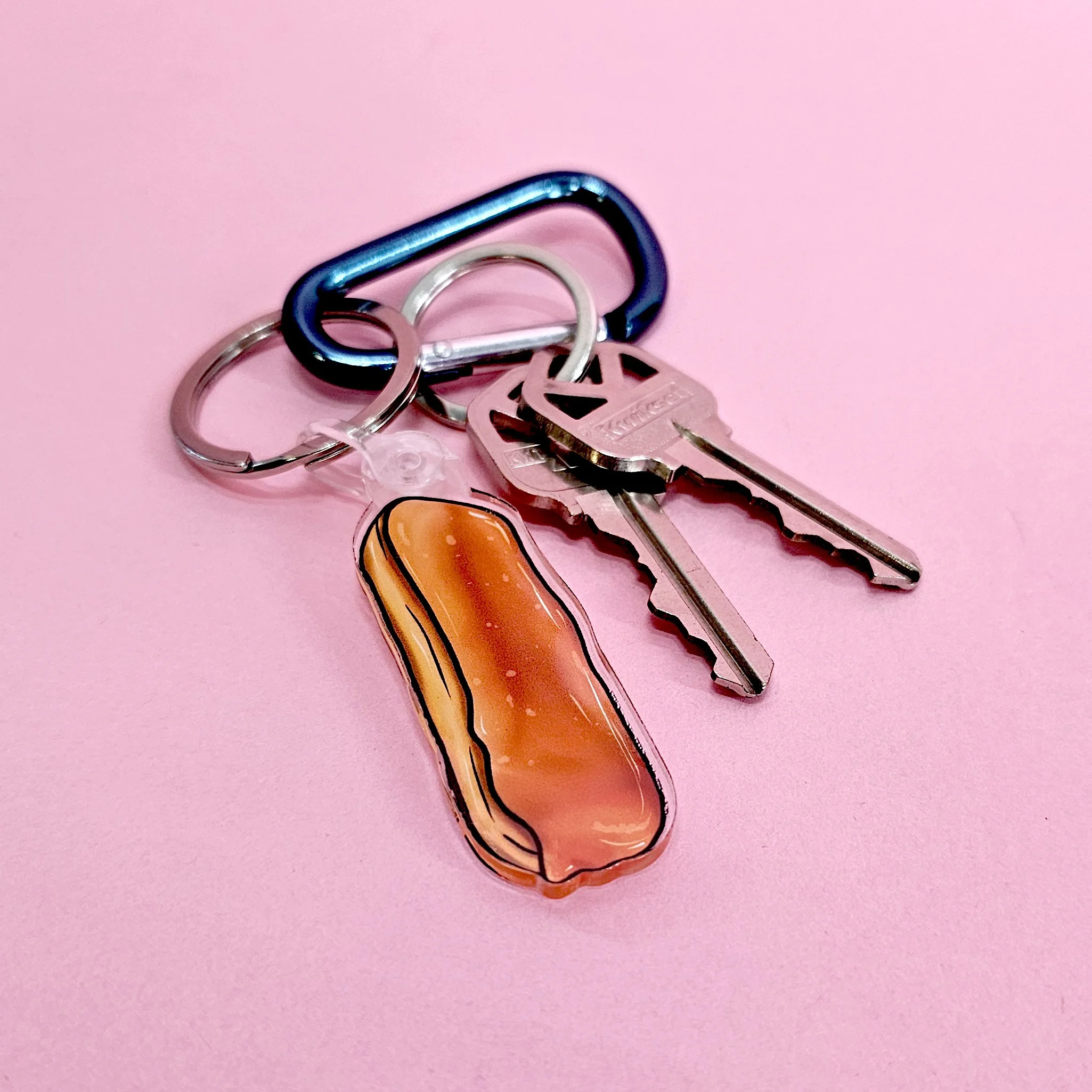 Maple Bar Keychain