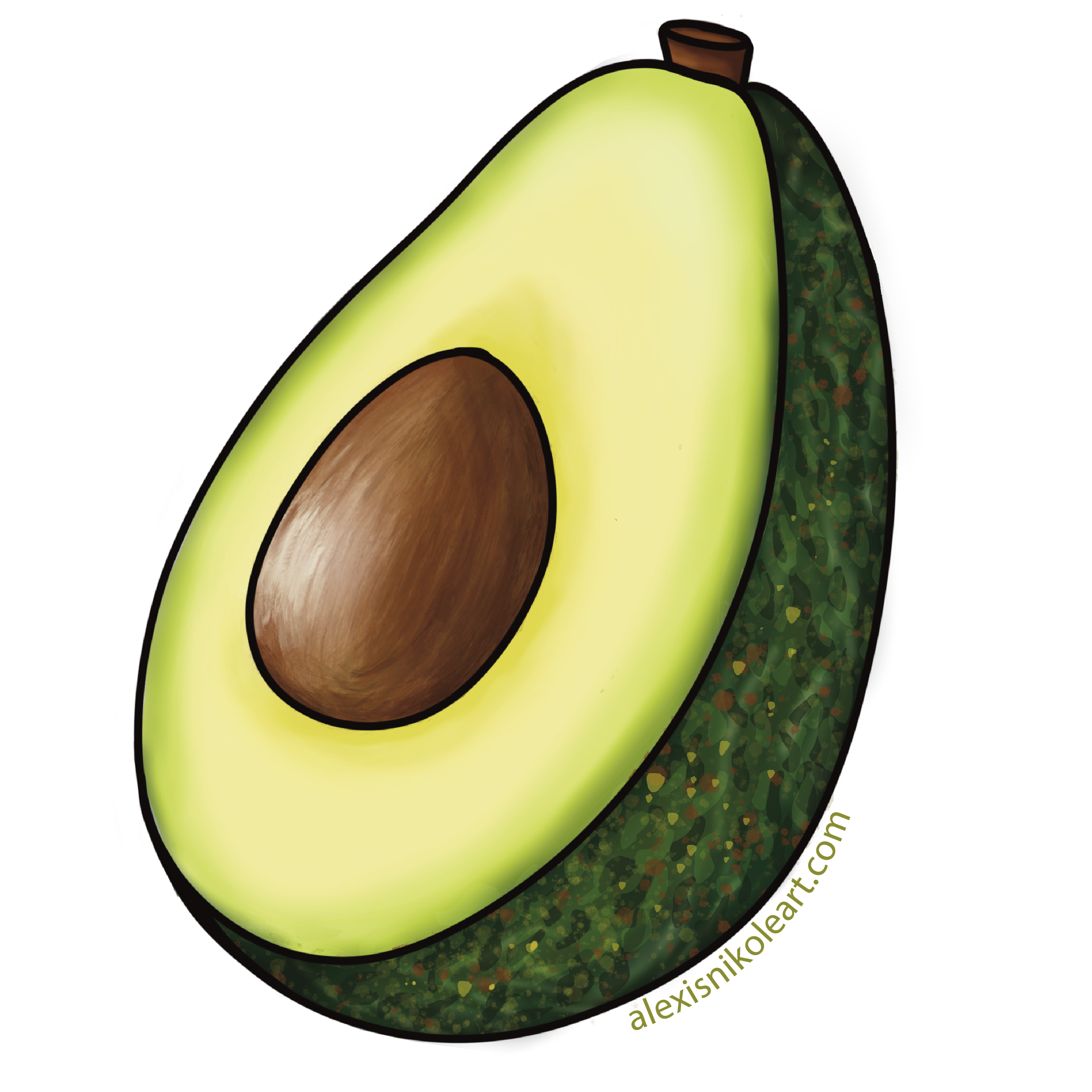 Avocado Sticker