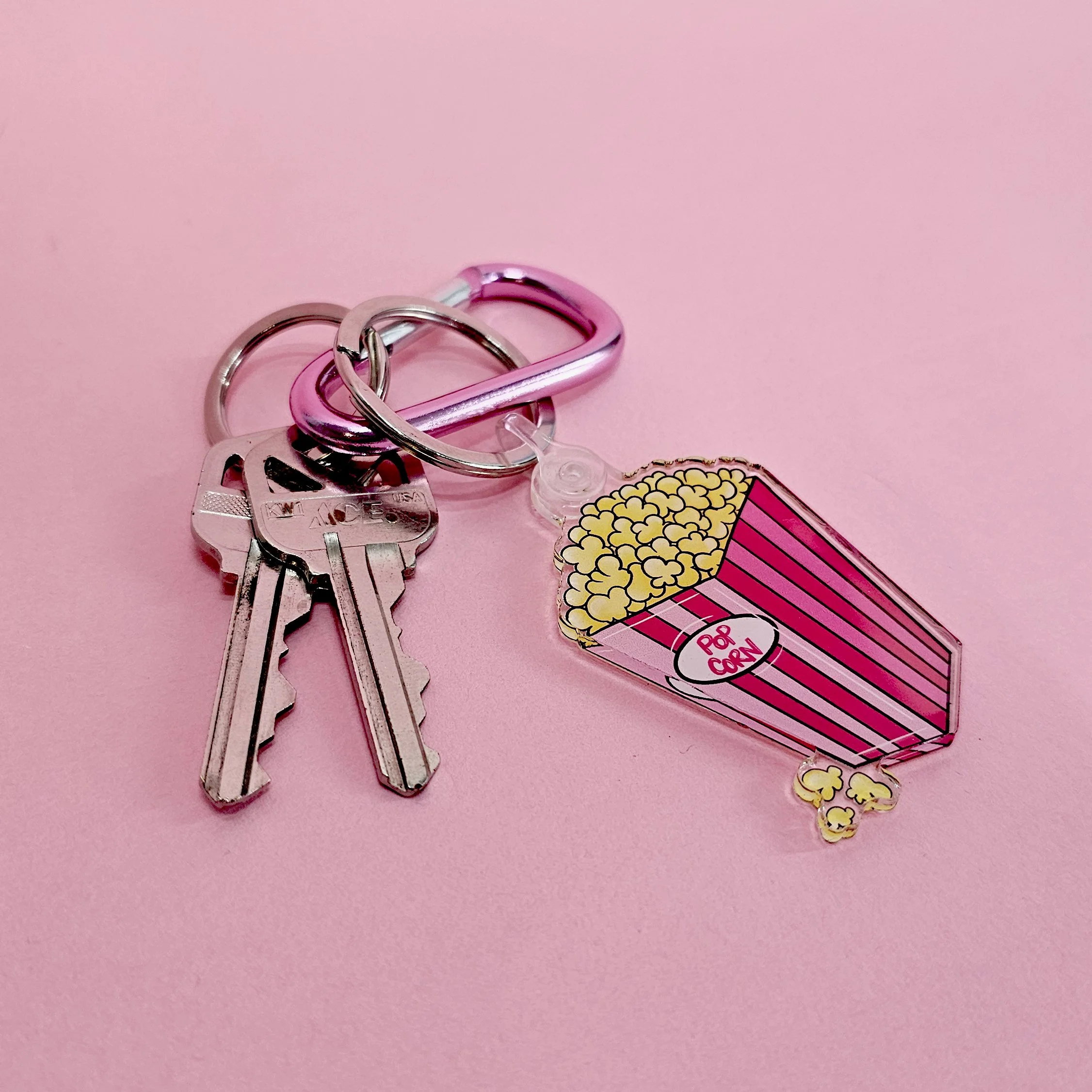 Popcorn Keychain